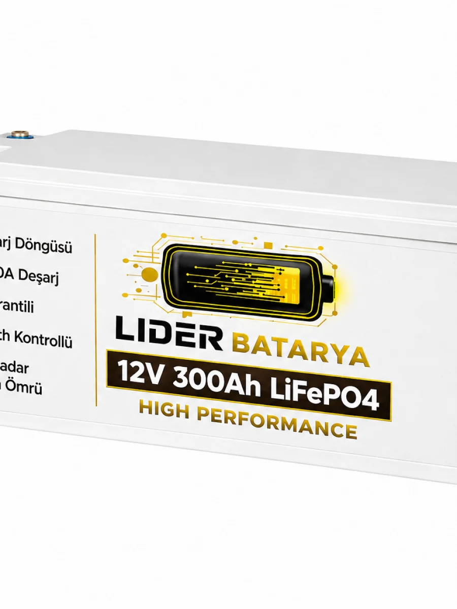 12 Volt 300 Amper Lifepo4 Akü
