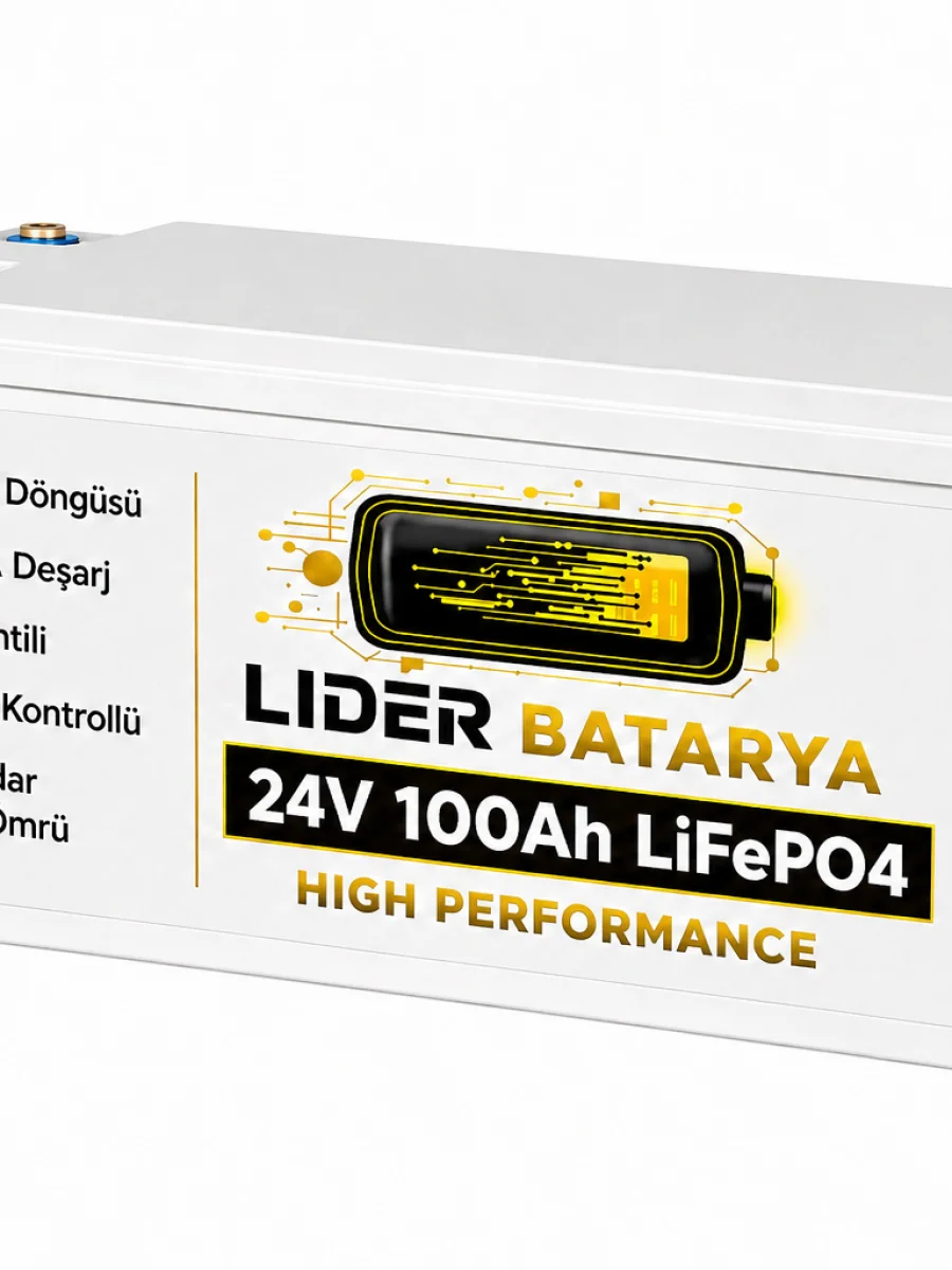 24 Volt 100 Amper Lifepo4 Akü